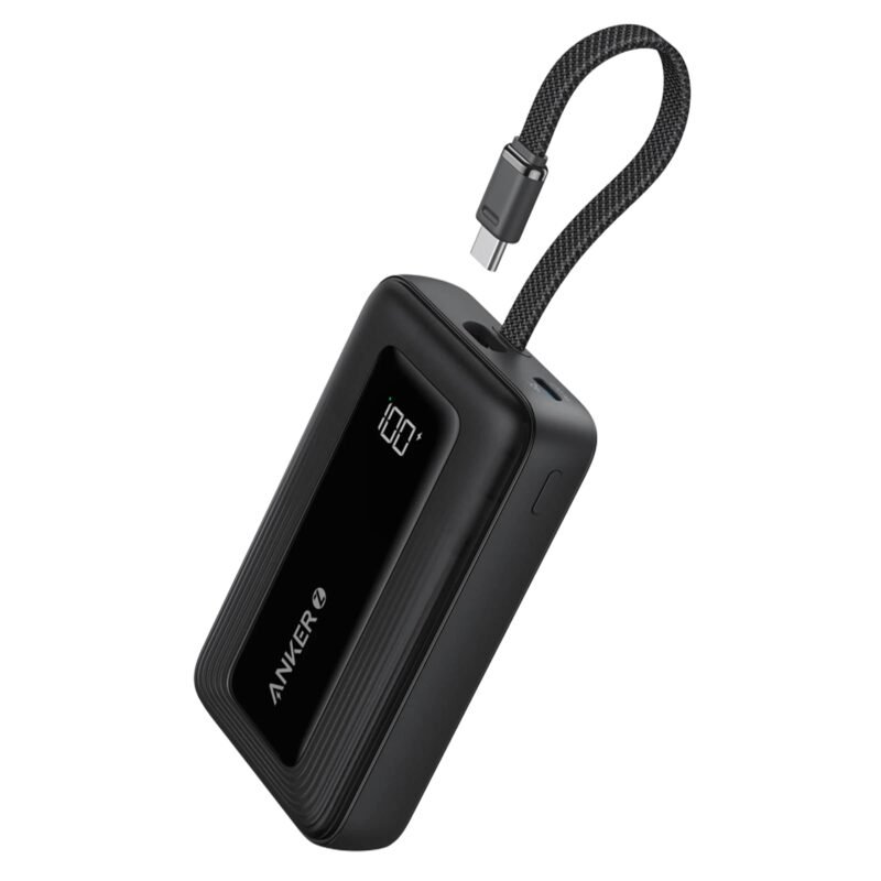 Anker Zolo Power Bank (20,000 mAh, Built-in USB-C Cable)