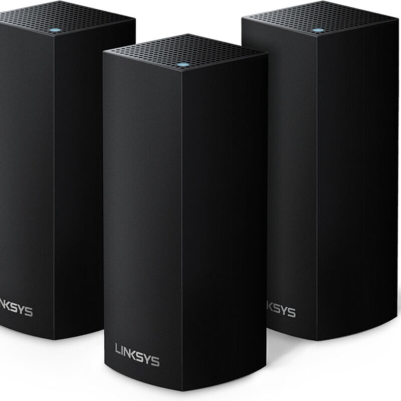 Linksys Velop Dual-Band Whole Home Mesh Wi-Fi System (3Pack) (Black)