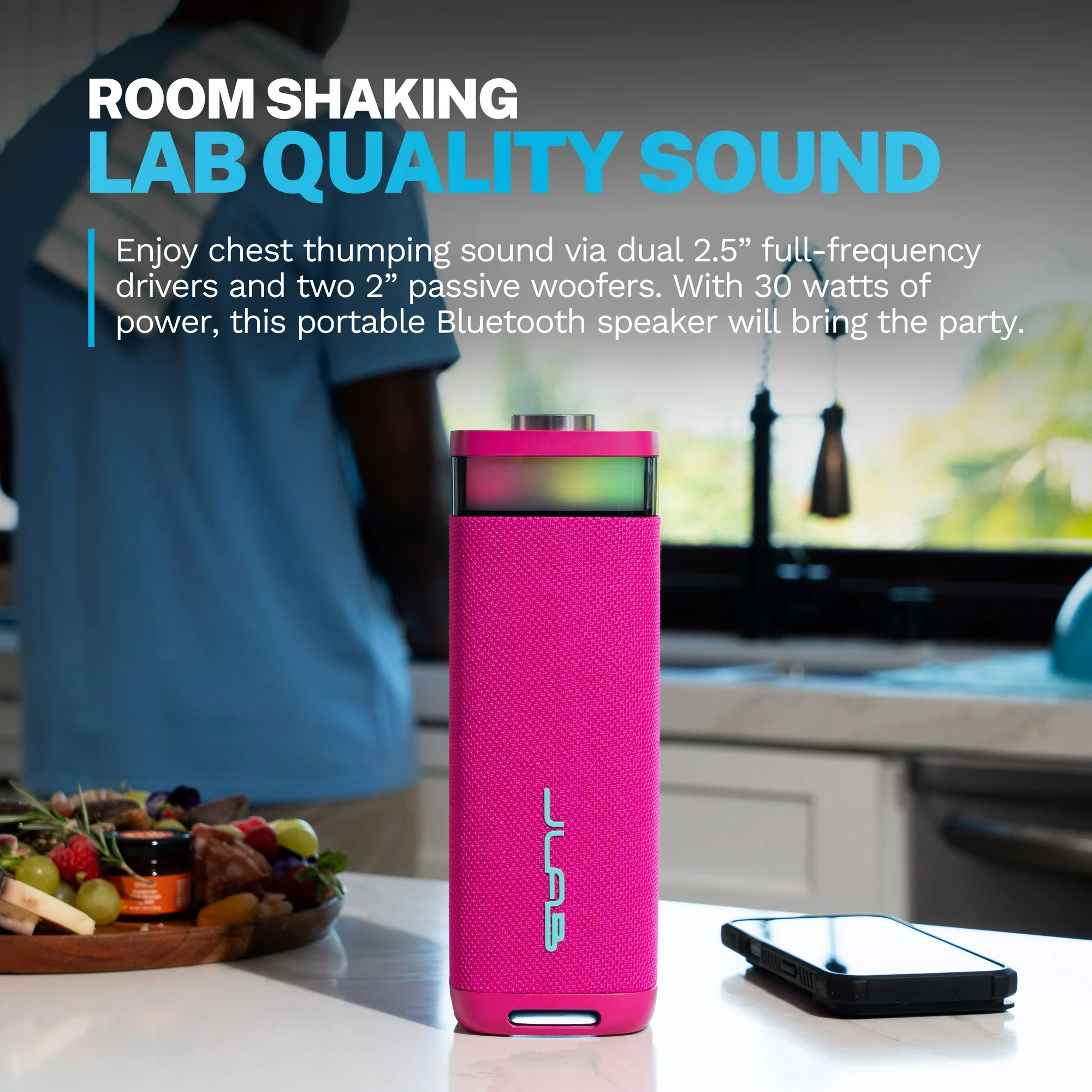 Jlab JBuds Party Portable Bluetooth Speaker - Image 5