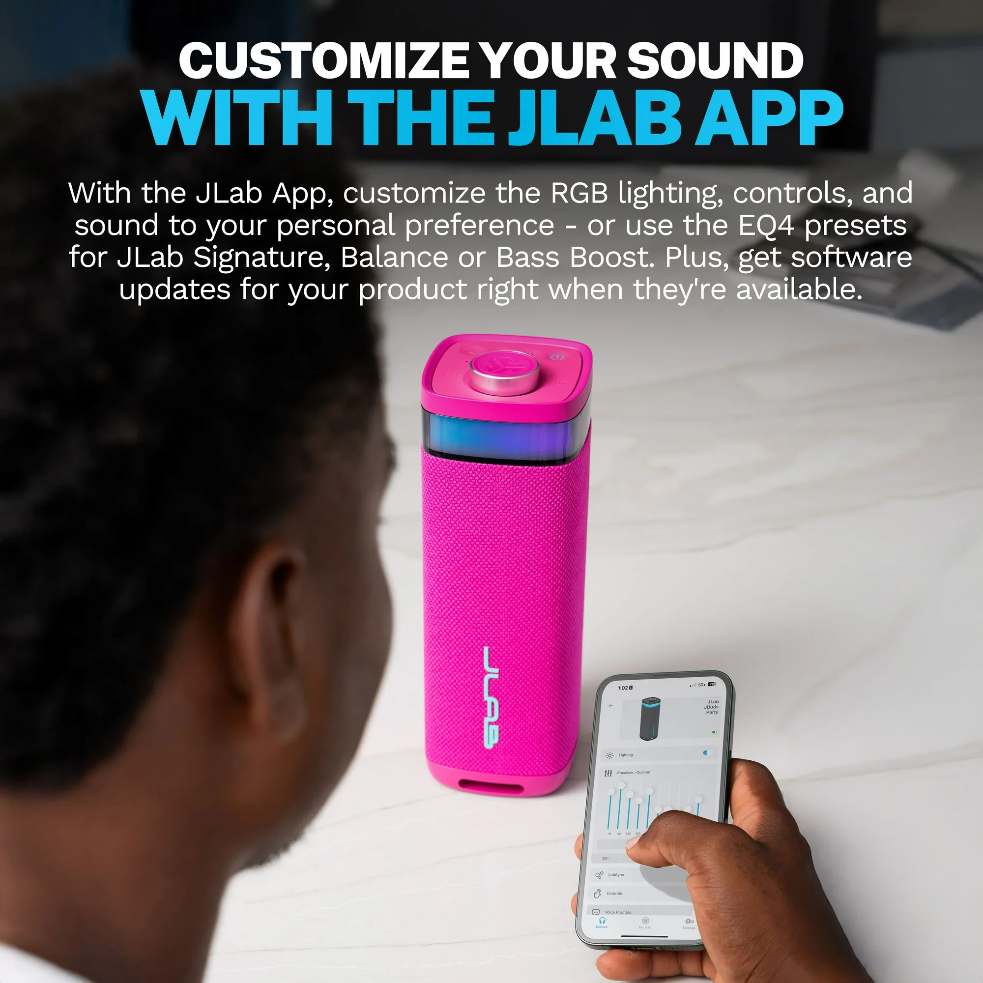 Jlab JBuds Party Portable Bluetooth Speaker - Image 2