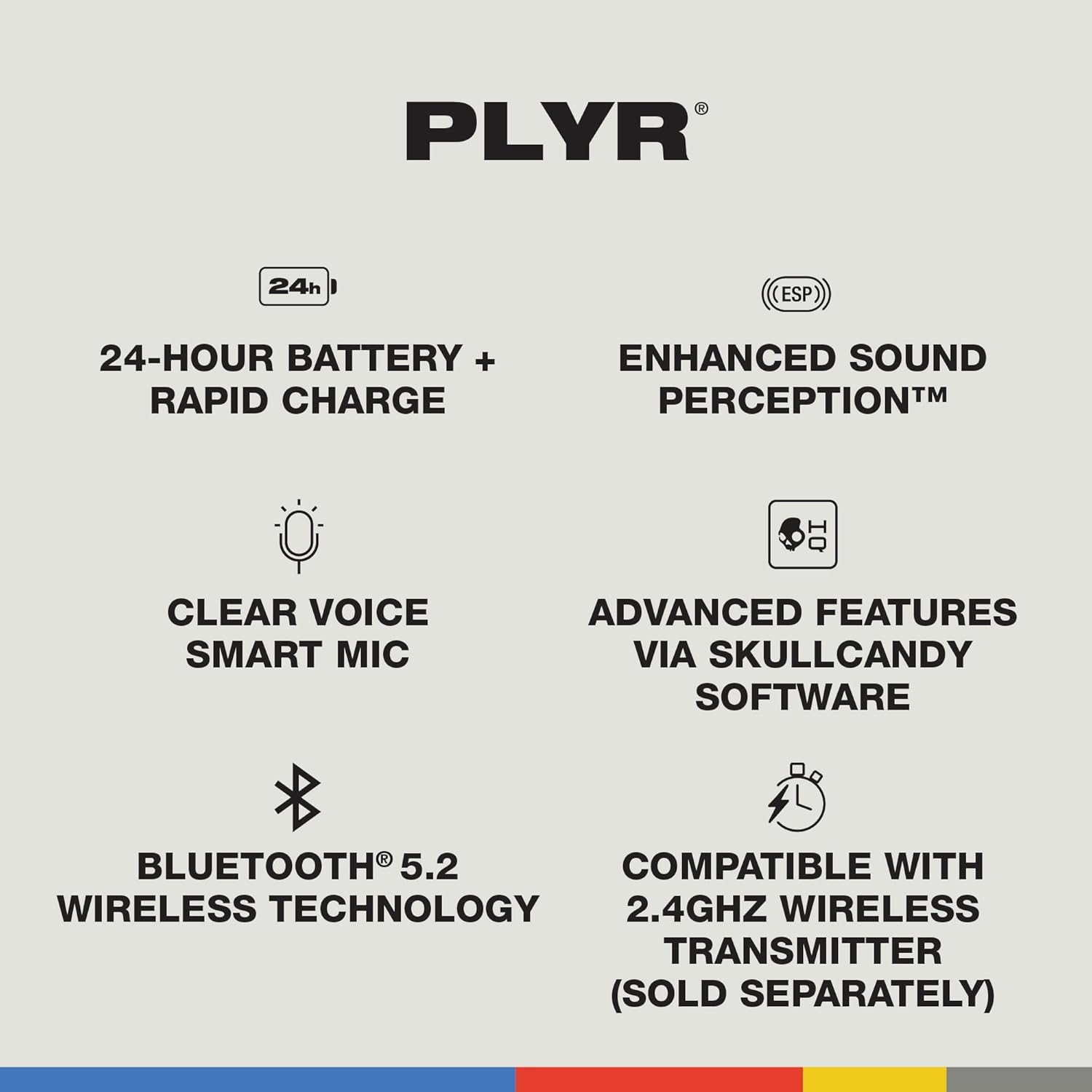 Skullcandy PLYR Multi-Platform Over-Ear Wireless Gaming Headset - Image 4
