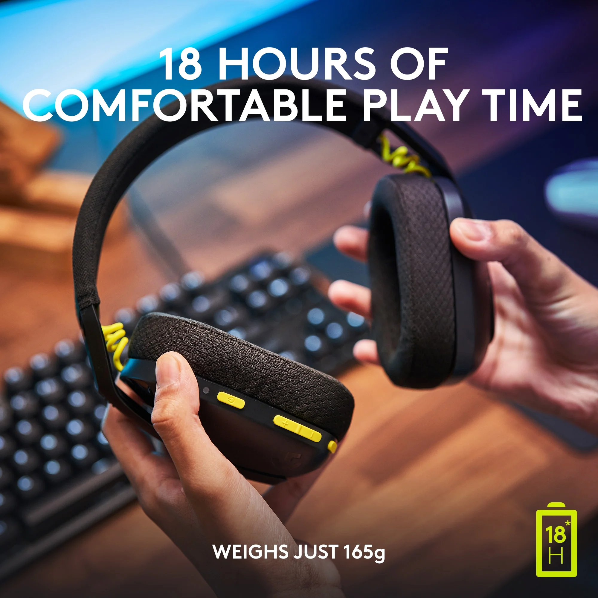 Logitech G435 LIGHTSPEED Bluetooth Wireless Gaming Headset – Ultra-Lightweight - Image 8