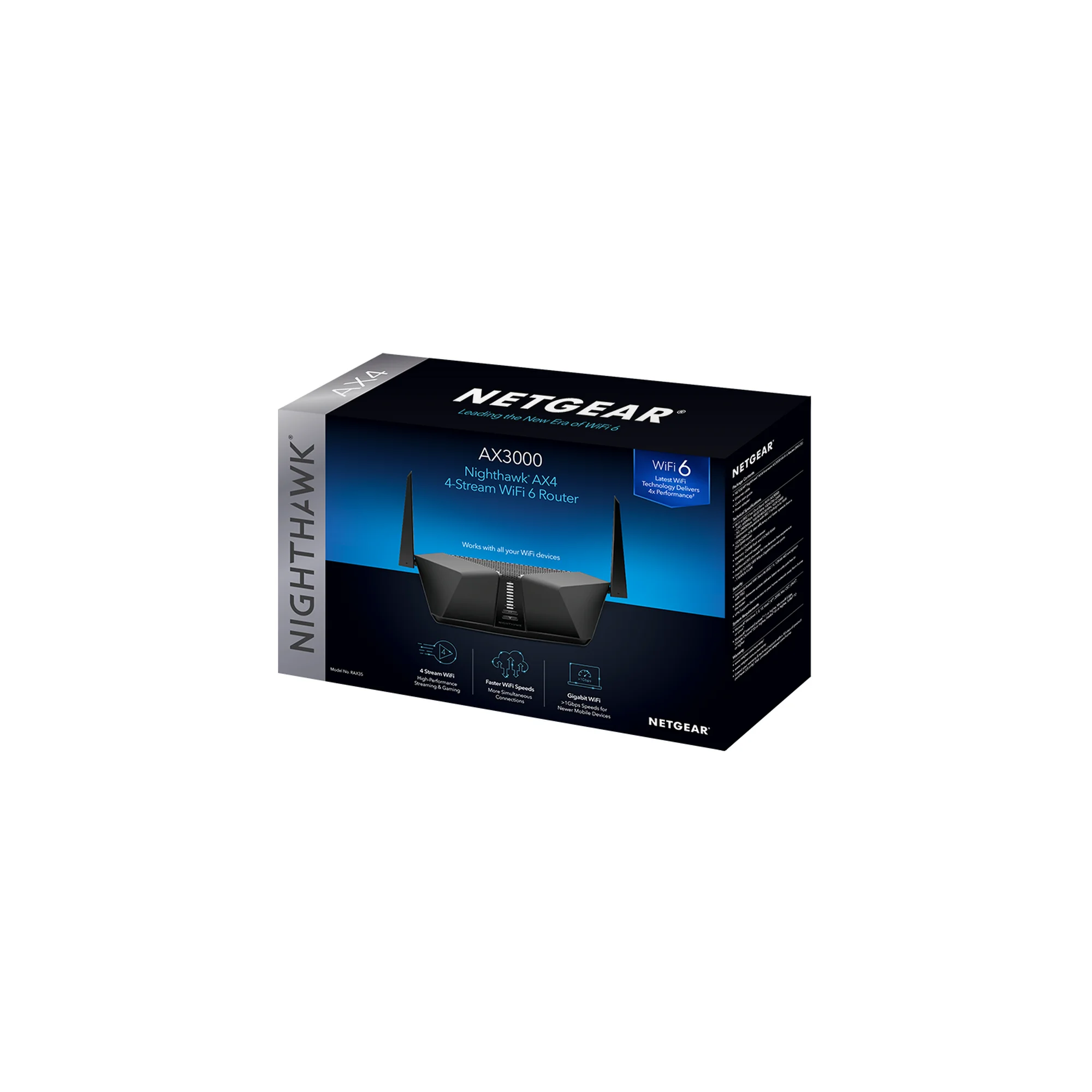 NETGEAR Nighthawk AX3000 4-Stream Dual-Band WiFi 6 Router for Ultrafast Performance - Image 4