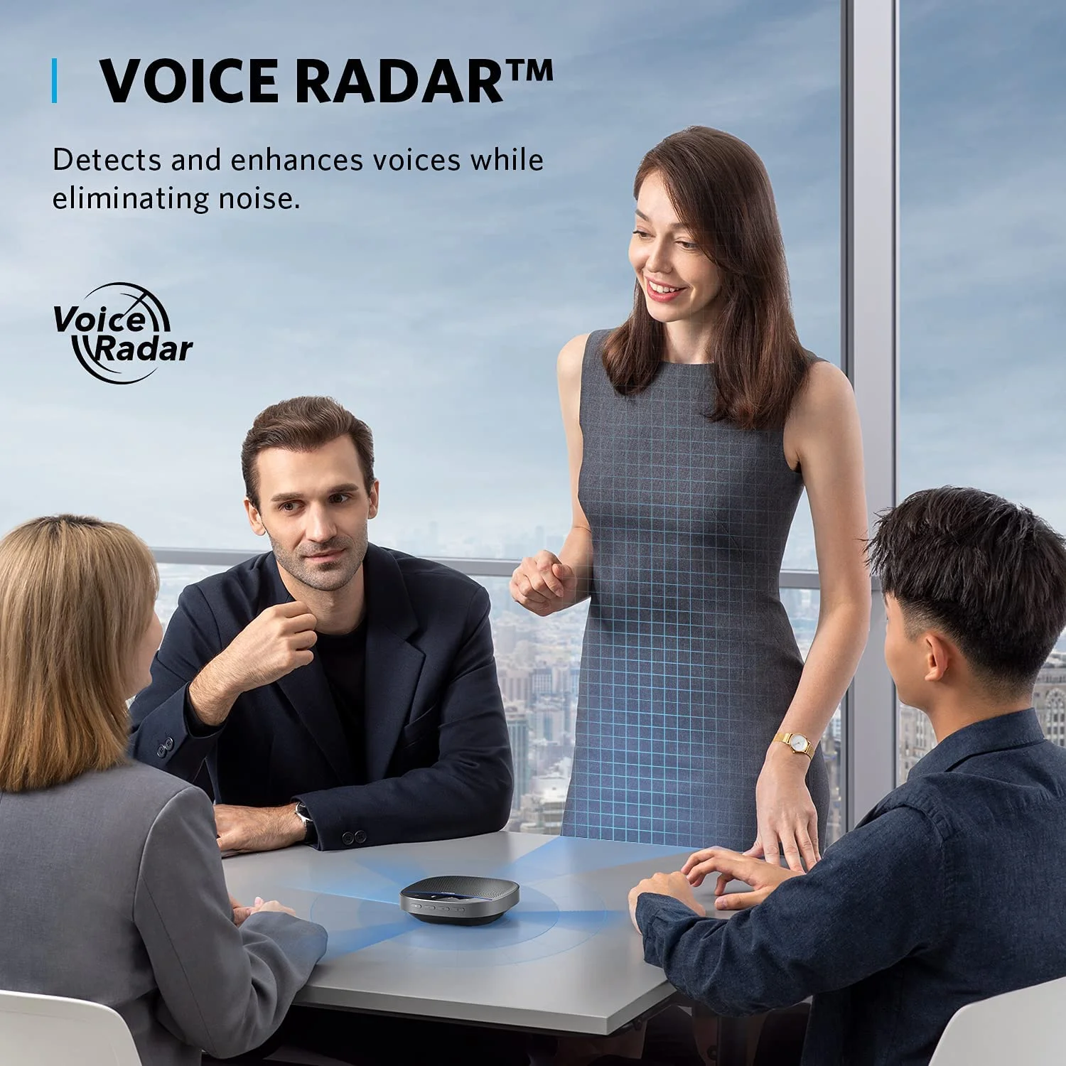 Anker PowerConf S500 Bluetooth Speakerphone: 360° Coverage, AI Noise Cancellation for Crystal Clear Meetings - Image 4