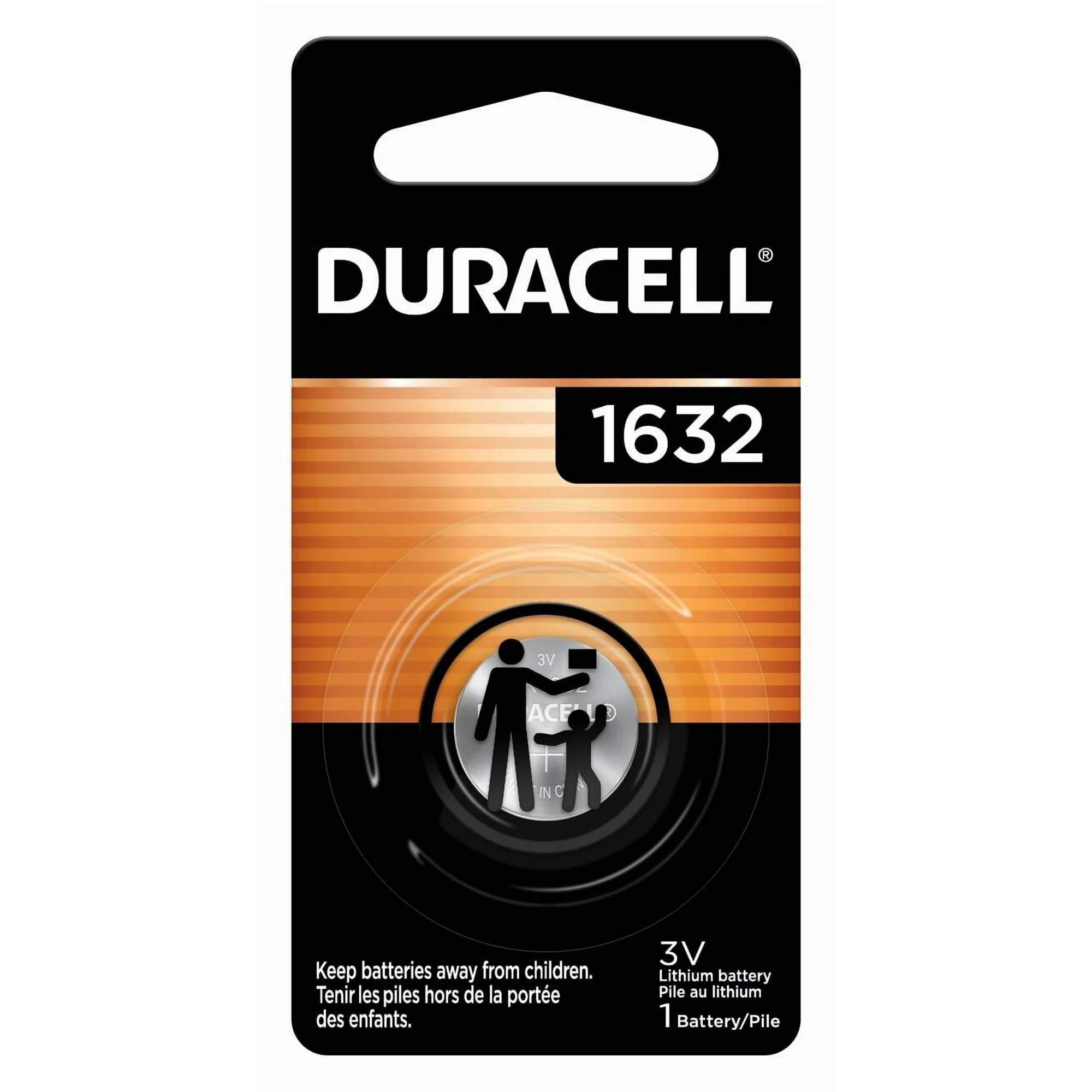 Duracell 1632 Lithium Coin Battery - Reliable Power for Small Devices