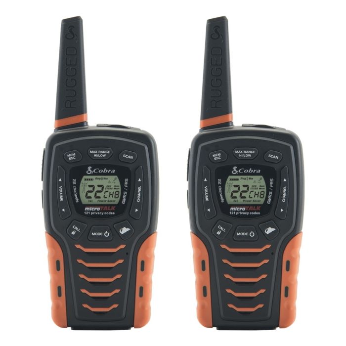 Cobra ACXT645 35-Mile Two-Way Radio Walkie Talkie with NOAA Weather Alerts
