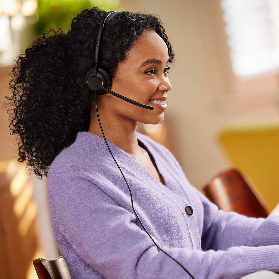 Jabra Engage 50 II Wired Stereo Headset with Link Call Control USB-C for Professional Business Calls - Image 4