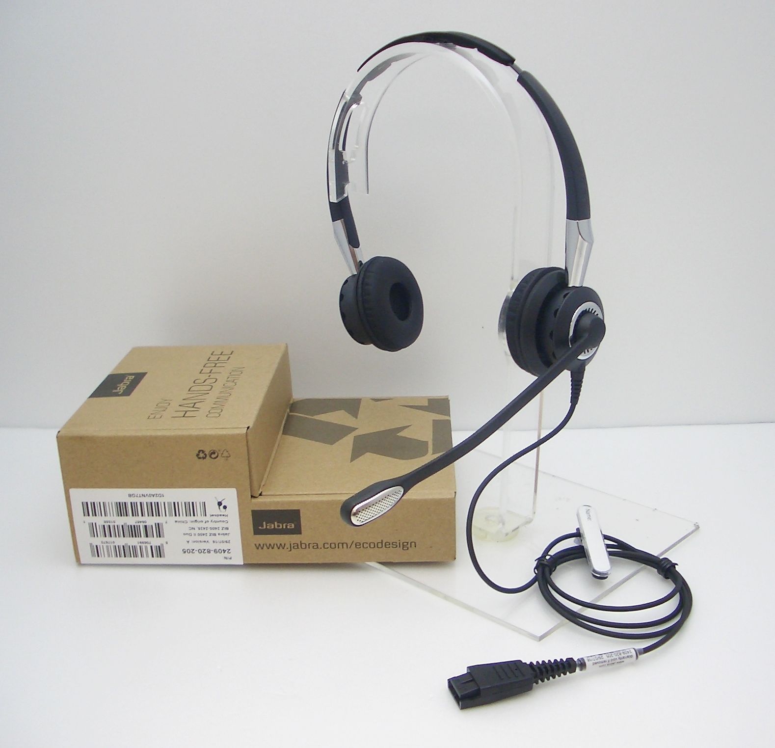Jabra Biz 2400 II Duo QD Corded Headset - Professional Audio for Contact Centers - Image 2