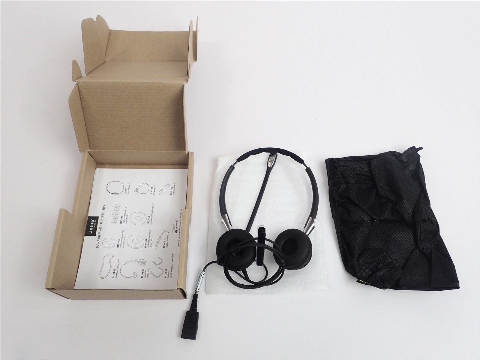 Jabra Biz 2400 II Duo QD Corded Headset - Professional Audio for Contact Centers - Image 3
